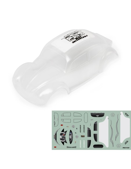 Pro-Line Racing 1-30 Pre-Cut Volkswagen Bug Body  Clear: Axial SCX30