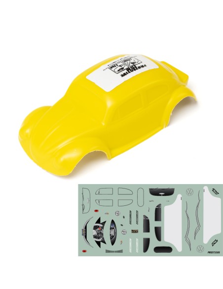 Pro-Line Racing 1-30 Pre-Cut Volkswagen Bug Body  Yellow: Axial SCX30