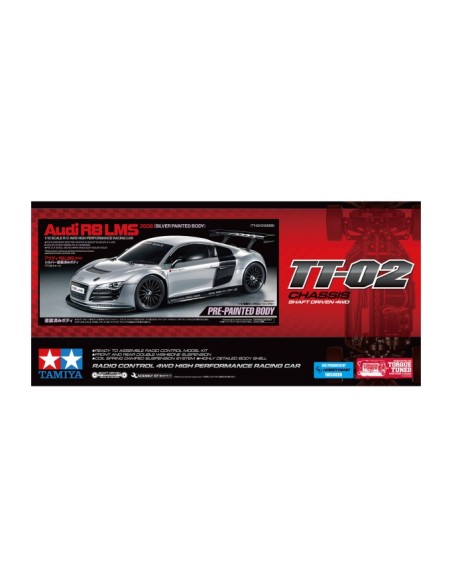 TT-02 Audi R8 LMS 2008 1/10 RC Kit
