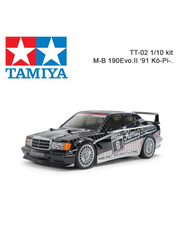 TT-02 M-B 190E Evo.II '91 Kö-Pi. 1/10 RC Kit...