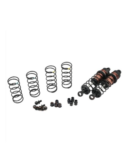 Aluminum Big Bore Go 70mm Damper Set 2u 1/10 RC Offroad Buggy - Black