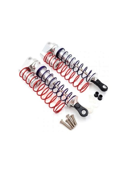 Amortiguadores 110mm Alloy Damper Set (Silver) T-Maxx / E-Maxx