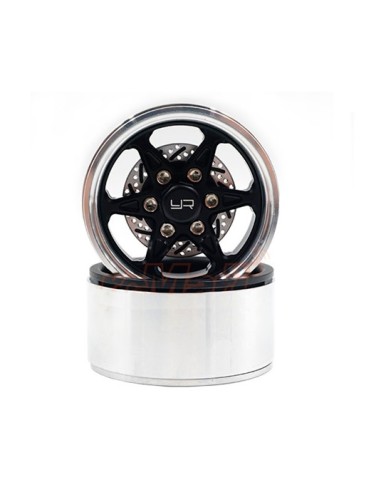 Llanta Beadlock 1.9 Aluminio CNC BXC 6 Spoke SL/BL