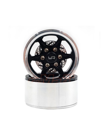 Llanta Beadlock 1.9 Aluminio CNC BXC 6 Spoke SL/BL