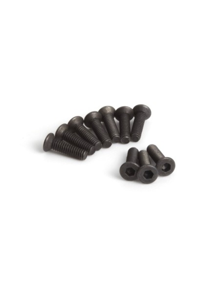 Flat Head Screw M2x8mm (Hex Socket-10pcs)