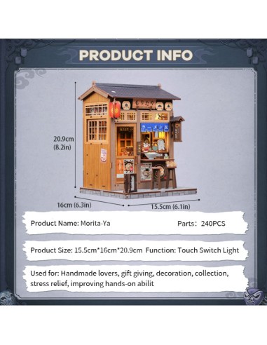 Cutebee Book Nook Morita-Ya 240 piezas