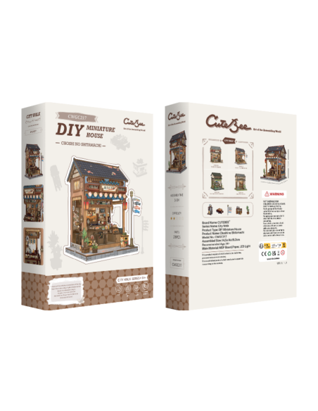 Cutebee Miniature House Choshi no Shitamachi 218 piezas