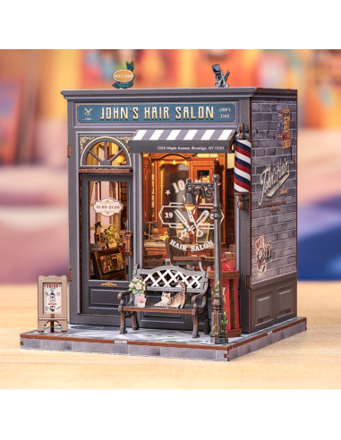 Cutebee Miniature House John's Hair Salon 210...