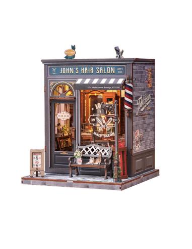 Cutebee Miniature House John's Hair Salon 210...