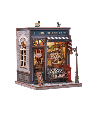 Cutebee Miniature House John's Hair Salon 210...