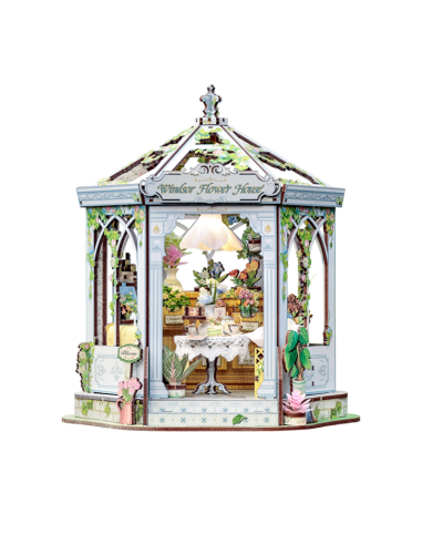 Cutebee Miniature House Windsor Flower House...