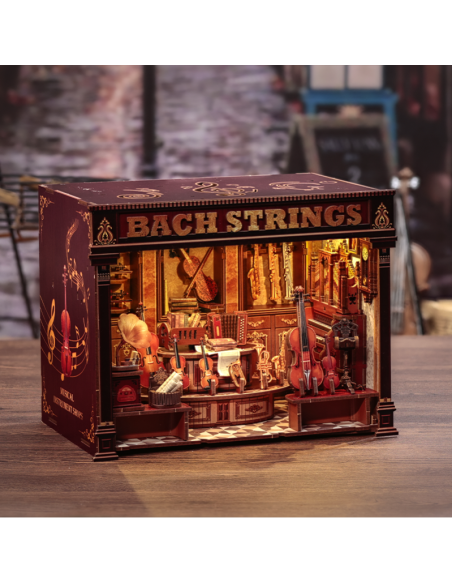 Cutebee Miniature House Bach Strings 285 piezas