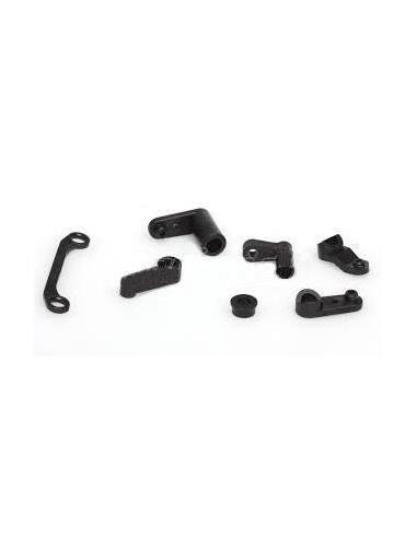 45028-16025 Steering assembly + antenna mount + servo arm + gear bush