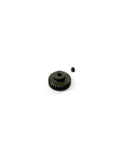 Piñon aluminio para 1/10 BRUSHLESS 27T 48dp Absima