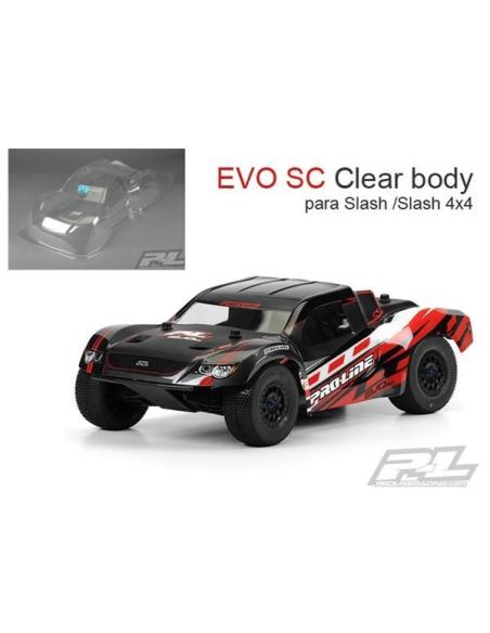 3413-00 Pro-line EVO SC Clear body for Slash /Slash 4x4