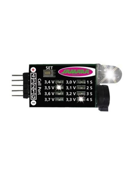 081805 Lipo Safe Audio/LED 2-4 elementos Jamara