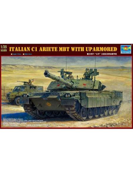 0394 ITALIAN C1 ARIETE MBT WITH UP ARMORED TRUMPET