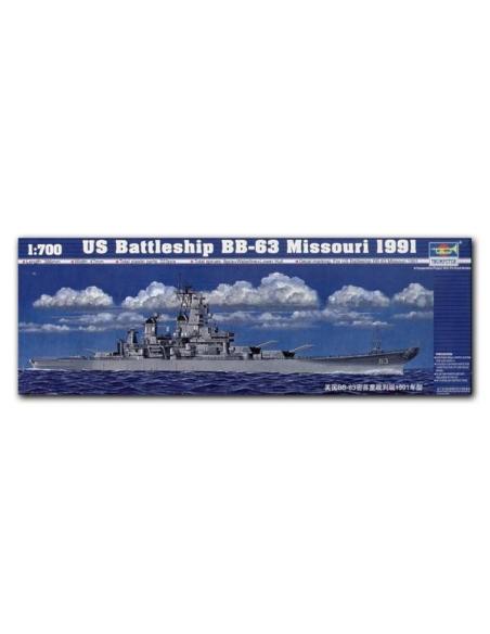 US Battleship BB-63 Missouri 1991 Trumpeter 1:7000