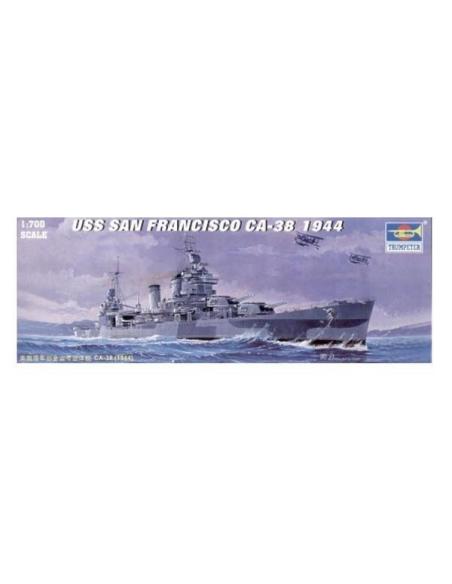 USS San Francisco CA-38 1944 Trumpeter