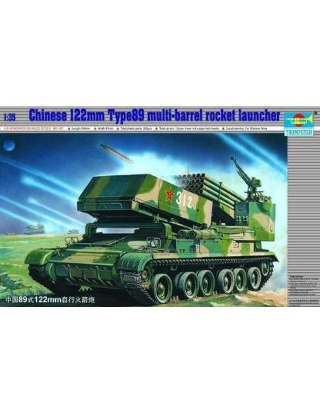 00307 1:35 TRUMPETER Chinese 122mm Type89 multi-ba