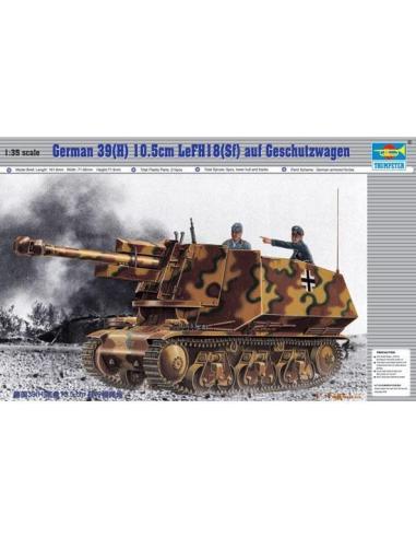 00353 1:35 German TRUMPETER 39(H) 10.5cm LeFH18(Sf
