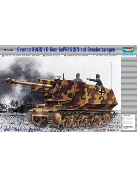 00353 1:35 German TRUMPETER 39(H) 10.5cm LeFH18(Sf