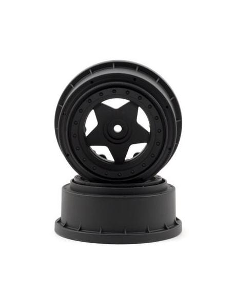 Llantas Delanteras Negras Glamis Uno Vaterra