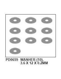 Washer 3.6 x 12 x 0.2mm