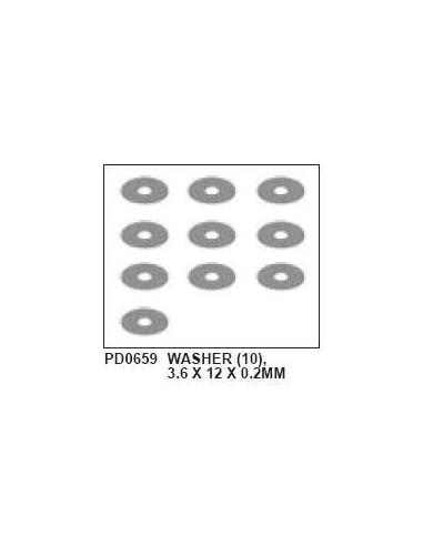 Washer 3.6 x 12 x 0.2mm