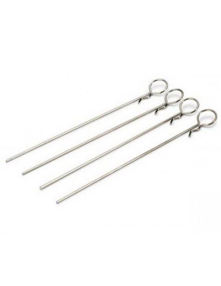 Body clips long/silver Absima