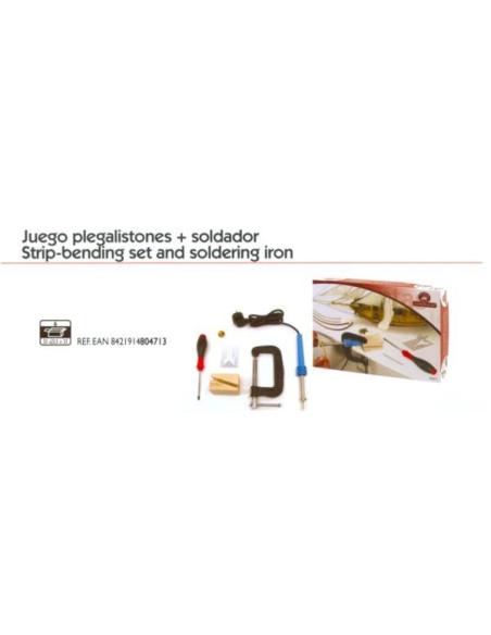 Juego Plegalistones y soldador para listones
