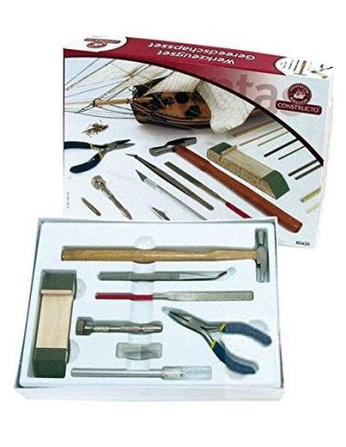 Juego de Herramientas Barco Madera Constructo