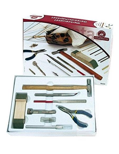 Juego de Herramientas Barco Madera Constructo