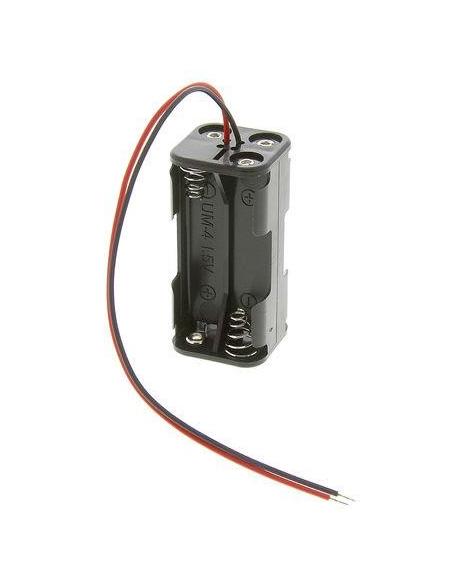 Portapilas RS 1,5v conector Hitec (para 4 pilas)
