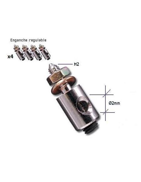 Mini Escuadra de timón para enganchar o pegar 11mm