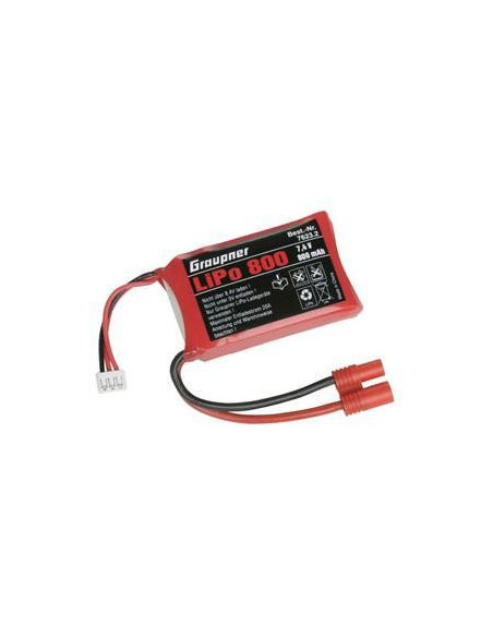 Bateria Lipo  Graupner 2/800 mAh 7,4v 25C  G3,5