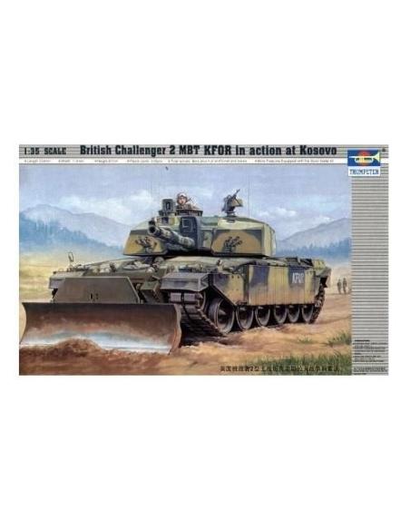 00345 British Challenger 2 MBT KFOR TRUMPETER 1/35