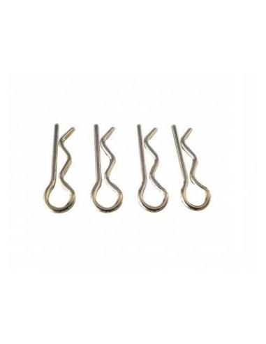 Clip carrocería en dorado para 1/8