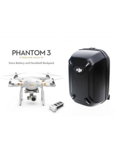 PHANTOM 3 Professional 4K + Mochila Dji + Batería Extra