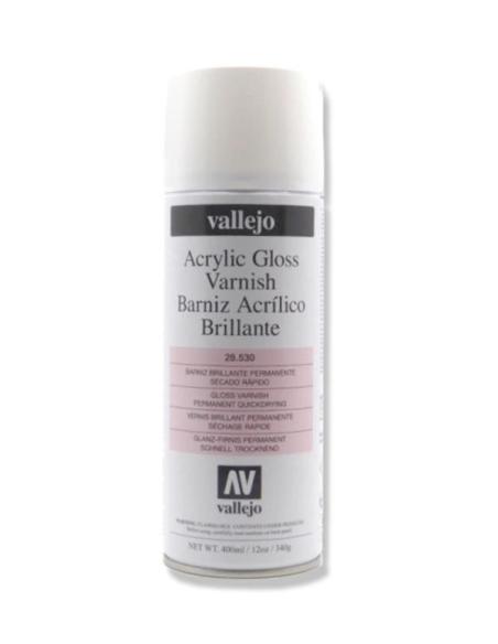 Barniz Acrílico Brillante en Spray Vallejo (400ml)