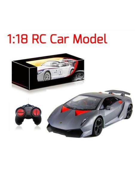 Coche Radio Control 1/18 - Lamborgini Gris o Negro