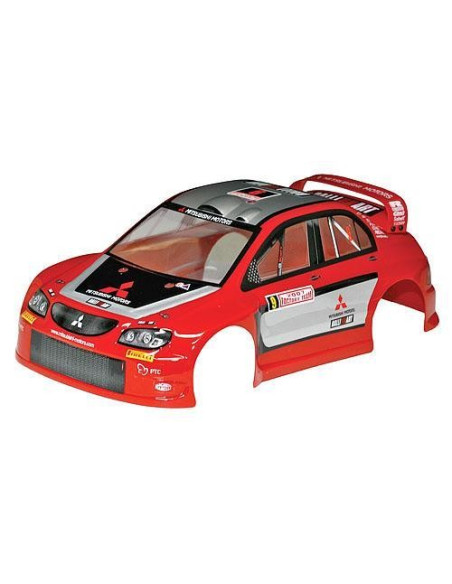 Carrocería para Associated RC18 2Mitsubishi Lancer Evo Rally Car" 1/18