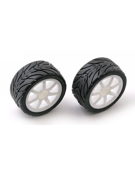 18R Mounted Wheels and Tires, white