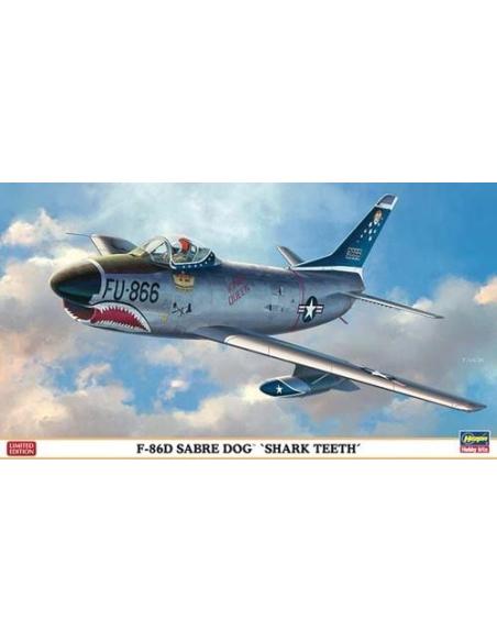 Maqueta F-86D SABRE DOG SHARK TEETH Hasegawa 1:72