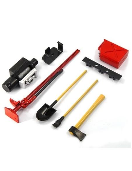 Tool set Red - RC Rock Crawler 1/10 Accessory Yeah Racing