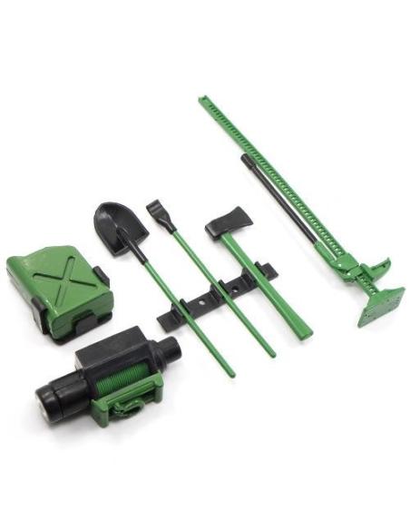 Tool set Green - RC Rock Crawler 1/10 Accessory Yeah Racing