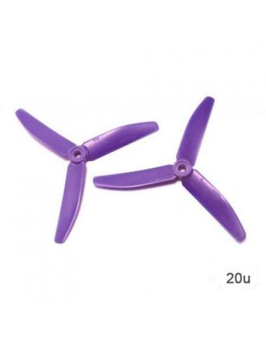 Pack 20 hélices tripala 5 x 4 x 3 - Purple