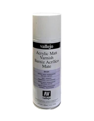 Barniz Acrílico Mate en Spray Vallejo (400ml)