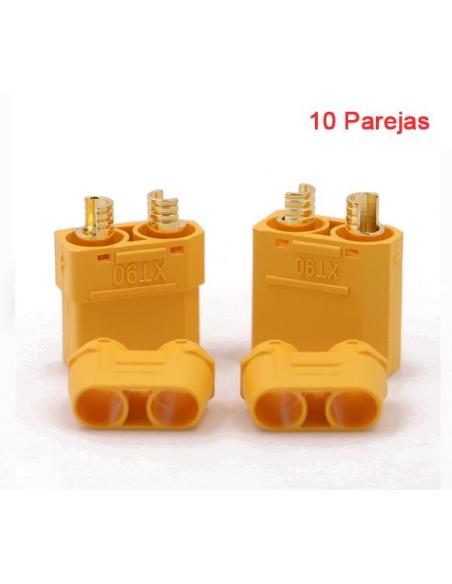 XT90 - 10 Parejas (Macho/Hembra)