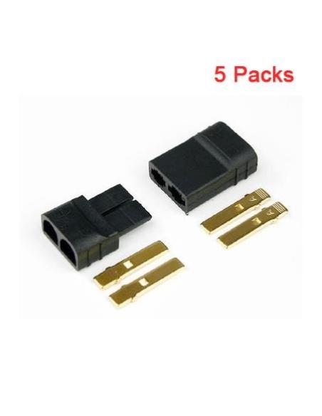 Traxxas - 5 Parejas conectores